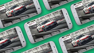 porsche racing experience smartphone mockup teaser