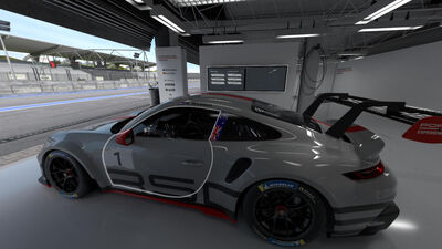 Screen VR Anwendung GT3 Cup Seitenansicht