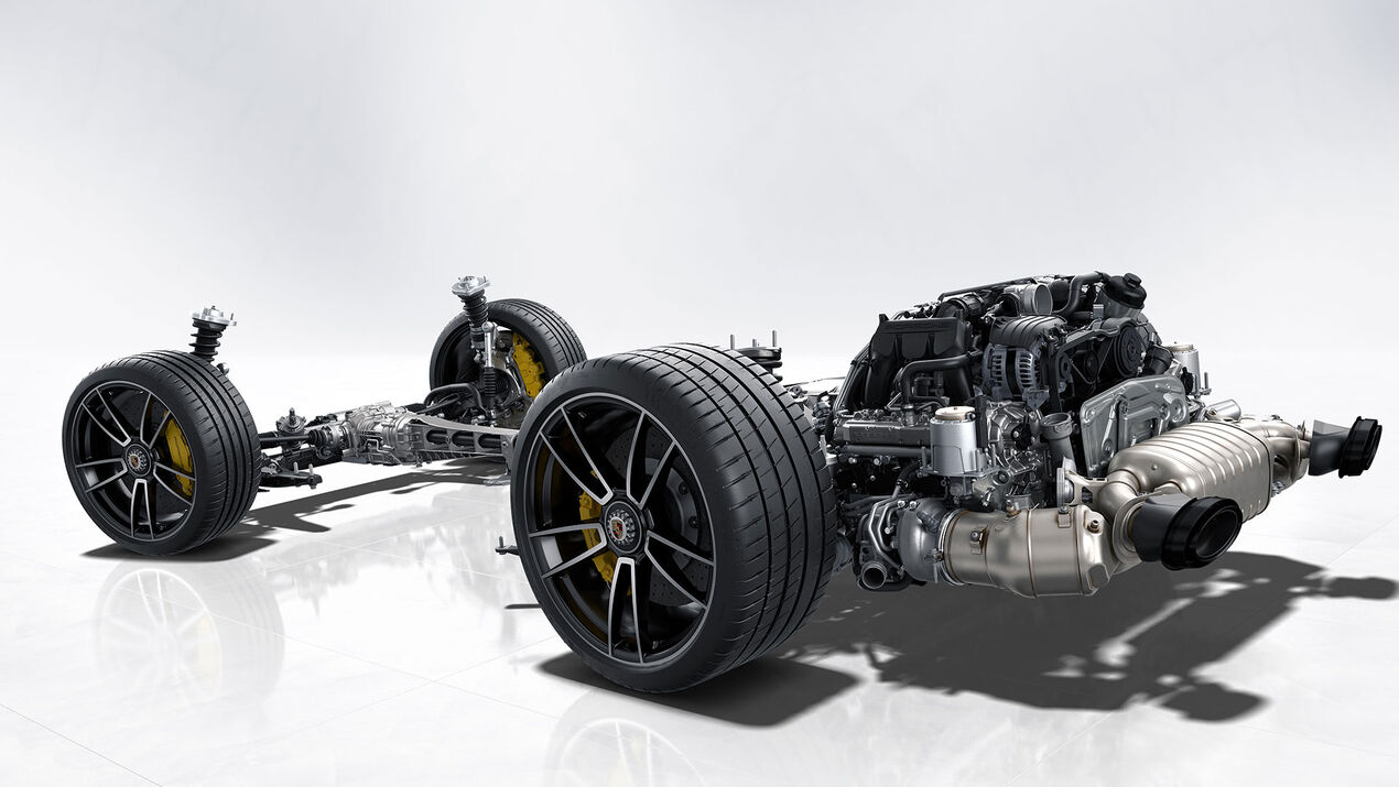 Porsche 911 Turbo S Rolling chassis