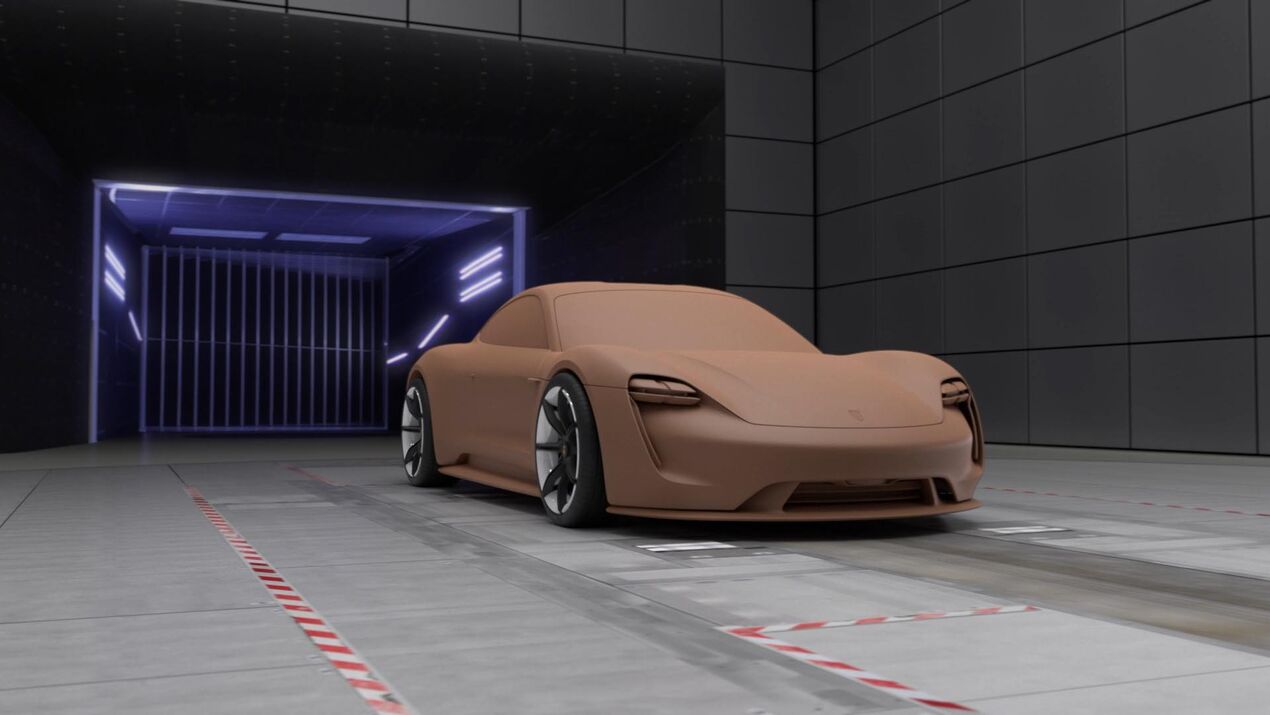 Start Animation Porsche Taycan