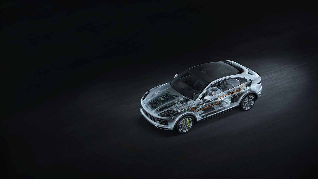Phantomgrafik Porsche E3 